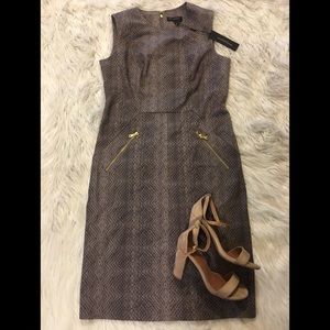 NWT *DKNY* Metal Zip Dress